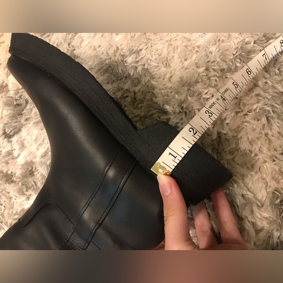 Chunky Sole Leather Boots - Picture 11 of 13